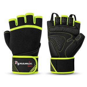 New Design Unisex Outdoor Cycling Weight Lifting Breathable Fitness Hand Grips Fingerless Gloves - Product Image 1
