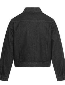 Men's Black Fleece <b>Bomber</b> <b>Jacket</b> Stand Collar Casual Regular Length Washed Cotton Regular Fit Autumn <b>Vintage</b> Breathable Front - Product Image 2