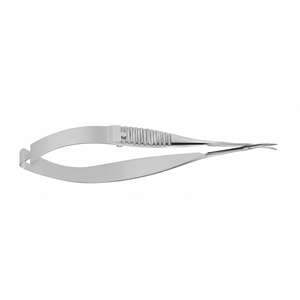 Ciseaux de Capsulotomie Vannas à Pointes Aiguisées, Instrument Microchirurgical Ophtalmique de Précision en Acier Inoxydable pour Chirurgie Oculaire, CE ISO - Product Image 1