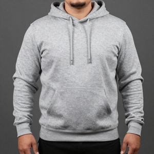 เสื้อฮู้ดดี้ผู้ชายไซส์ใหญ่สำหรับฤดูหนาว ทรงปกติ กันน้ำ ผลิตจากโพลีเอสเตอร์/ไนลอน ผ้าฟลีซแบบสวม มีกระเป๋า ดีไซน์ปักลาย รับผลิตแบบ OEM - Product Image 5