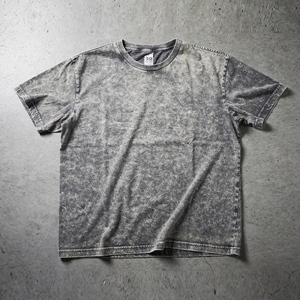 100% Cotton Stonewashed Tie Dye T Shirt Men Crew Neck Short Sleeve Acid Wash Tee Shirts Men's Summer Dye Wash TShirt Mens - Product Image 4