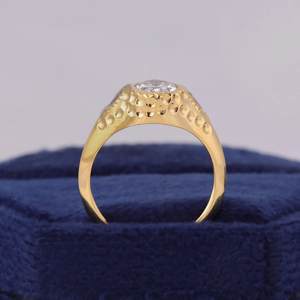 Bague de fiançailles de luxe en or jaune avec diamant taille ovale, style classique pour femme, diamant de laboratoire certifié IGI, 14 carats, 1 à 6 carats, bijoux - Product Image 5