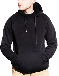 <b>Men's</b> Winter Plaid Embroidered Lined <b>Pullover</b> Hoodie Breathable Quick Dry Long Sleeved Sporty Style - Product Image 3