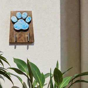 Premium Solid Wood Wall Mounted <b>Key</b> Holder Organizer with 6 Hooks for Home Entryway Decor - Product Image 2