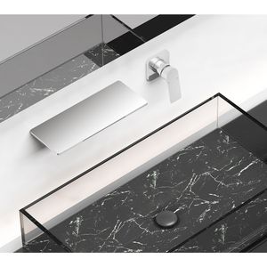 Rubinetto per Lavabo a Cascata, Elegante Collezione di Rubinetti per Bagno e Doccia - Product Image 3