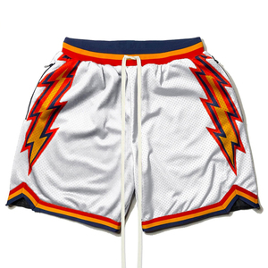 Shorts de basketball en maille respirante personnalisés OEM ODM en gros, vêtements de sport à séchage rapide, fabricant de vêtements streetwear - Product Image 1