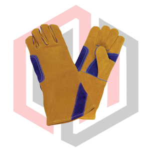 Guantes de Soldadura de Fibra de Carbono Para-Aramida para Soldadura TIG/MIG, Resistentes al Fuego, Anticorte, Antideslizantes, Antiestáticos, Protección Térmica de 7mm - Product Image 1