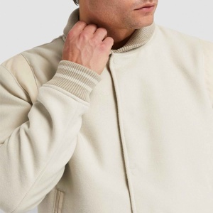 แจ็คเก็ตบอมเบอร์กันน้ำแบบสั่งทำขายส่ง OEM แบบกลับด้านได้ สีพื้น ผ้าแคนวาสคุณภาพดีที่สุด แขนยาว ทนทาน เหมาะสำหรับฤดูหนาว - Product Image 5