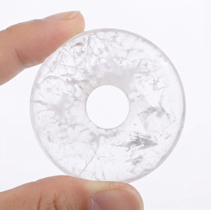 Donuts de Cristal Natural, Donuts de Cuarzo, Gemas de Cristal, Piedras de Reiki, Donuts Curativos, Ágata, Venta al por Mayor - Product Image 6