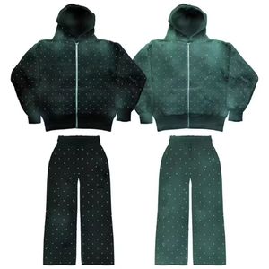 Ensemble de survêtement délavé pour homme : sweat à capuche et pantalon de jogging - Product Image 2