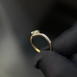 Bague en diamant de qualité supérieure cultivé en laboratoire avec une taille ronde, idéale pour les collections de fiançailles, de mariage et de mariée, ainsi que pour les marques à label privé. - Product Image 4