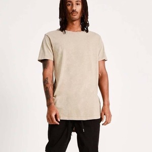 T-shirts décontractés d'été pour hommes, 100% coton, imprimés sur mesure, effet délavé, dernière mode - Product Image 1