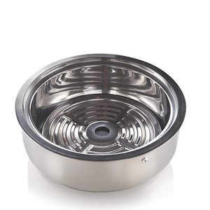 Casserole en métal contemporaine pour la restauration collective moderne, conçue pour le service de plats chauds et un accès rapide aux repas en gros - Product Image 2