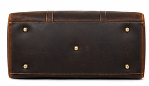Sac de voyage de luxe en cuir véritable de qualité supérieure, sac de sport vintage, sac de week-end, sac de gym, fermeture éclair, sport, décontracté, grande capacité - Product Image 5
