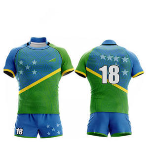 Uniformes de Rugby Deportivos Transpirables Sublimados Personalizados, Tallas Grandes, al por Mayor, Unisex, OEM, Conjuntos de Rugby con Estampado - Product Image 2