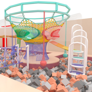 Aire de jeux souple commerciale pour enfants avec toboggan, jeu Mario, parcours ninja <span class=keywords><strong>et</strong></span> trampoline pour centre commercial <span class=keywords><strong>et</strong></span> FEC - Product Image 3