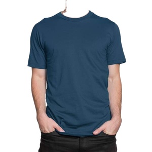 Dernier modèle T-shirt pour homme 100% coton couleur unie OEM Vente en gros pas cher Qualité supérieure Design et logo personnalisés - Product Image 4