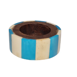 Anillo para Servilletas de Madera y Resina, Diseño Atractivo, Venta Caliente, Resina Multicolor, Artesanía, Porta Servilletas de Madera - Product Image 4