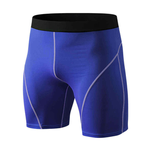 High Quality Men's Running Compression Shorts Elastic Waist <b>Mid</b> Solid Casual Breathable Quick Dry - Product Image 2