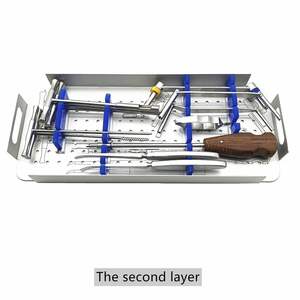 Kit d'instruments orthopédiques professionnels pour la fixation osseuse des plaques traumatiques, ensemble complet réutilisable et autoclavable - Product Image 4