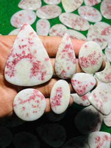 Piedra preciosa suelta de cinabrio natural Piedra preciosa hecha a mano de cinabrio de alta calidad para decoración y fabricación de piedra de joyería - Product Image 3