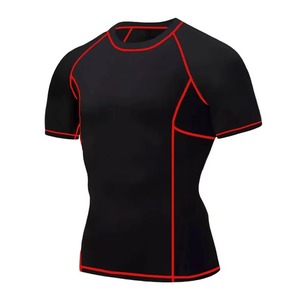 Men's Rash Guard Compression Top Quick Dry Anti-Bacterial Features for Water Sports <b>Surfing</b> Swimming - Product Image 1