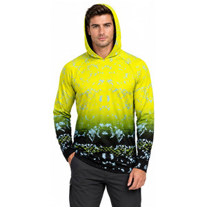 Camisas de Pesca para Hombre al por Mayor, OEM, UPF 50, Anti-UV, Impresas, Transpirables, Protección Solar para Exteriores, Impresión Digital de Alta Calidad - Product Image 2