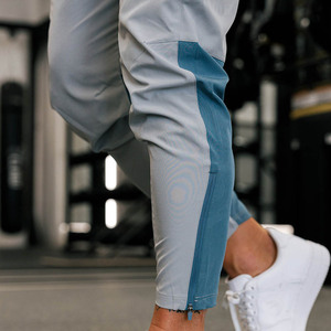 Sustainable High Quality Men's Cloudy Grey Quick Dry Joggers For Men Breathable Men's Trouser With Side Pockets & Ribbed Cuffs - Product Image 5