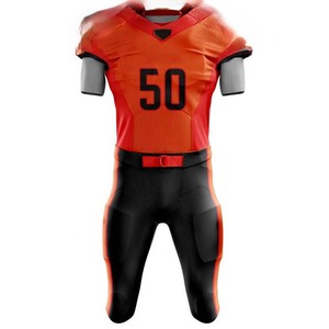 Camiseta de fútbol americano transpirable para hombre, totalmente personalizada, nueva moda, uniforme de fútbol de primera calidad a precio económico. - Product Image 1