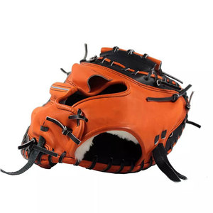 Gants de baseball pour receveur en cuir imperméable de qualité supérieure, prix de gros, ajustables, légers, pour gaucher - Product Image 6