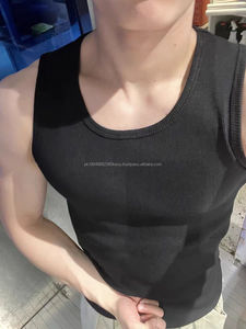 High Quality <b>Mens</b> <b>Gym</b> <b>Vest</b> Top <b>Mens</b> <b>Gym</b> Tank Top Custom Logo Muscle Fit Ribbed <b>Vests</b> Ribbed <b>Vest</b> <b>Men</b> - Product Image 4