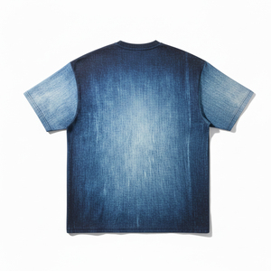 เสื้อยืดโอเวอร์ไซส์คุณภาพสูง 300gsm ผ้าหนา ปักโลโก้ตามสั่ง เสื้อผ้าสตรีทแวร์ผู้ชาย เสื้อยืดคอตตอนไซส์ใหญ่พิเศษ - Product Image 3