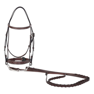 Brida de Cuero para Caballo de Estilo Polo, Ajustable, de Talla Completa, de Alta Calidad, Duradera, para Uso en Exteriores, Personalizable - Product Image 5