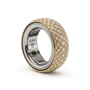 Anillo Protector de Plata 925 Auténtica con Pavé de Moissanita y Diseño de Panal de Abeja de Lujo - Product Image 2
