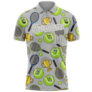 Custom Men Dye Sublimation Polo T-Shirt <b>Coaches</b> Polyester Polo Shirts - Product Image 2