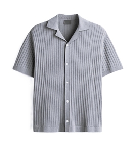 Camisa de Punto de Manga Corta para Hombre con Cierre de Botones, Transpirable, de Algodón, Informal, para Verano, con Logotipo Personalizado - Product Image 6