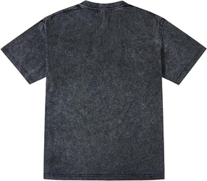 Camiseta de algodón morada para hombre, cuello redondo, manga corta, color liso, corte regular, informal, tejido de punto. - Product Image 6