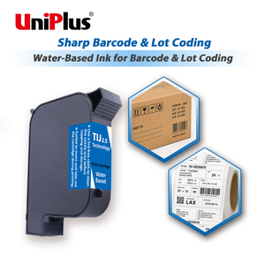 Cartouche d'encre TIJ 2.5 à base d'eau pour le codage des codes-barres et des lots sur les lignes de production d'emballages en carton ondulé (compatible HP45) - Product Image 1