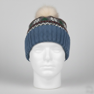 Bonnet d'hiver personnalisé en tricot jacquard, couleur unie, unisexe, chaud, style Rasta, pour homme, plage, affaires, 100% jacquard - Product Image 3