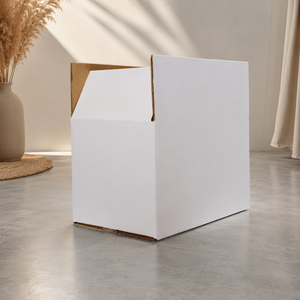 Premium Custom Logo Printed White Folding Carton <b>Box</b> | Plain Paper <b>Packaging</b> <b>Box</b> for <b>Small</b> Product Gift and Retail <b>Packaging</b> - Product Image 1