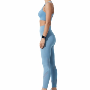 Conjunto de Yoga de 2 Piezas para Mujer, Diseño Clásico y Elegante, Estilo Moderno, Tela Elástica Transpirable, Spandex/Nailon, Cintura Elástica, Costuras Resistentes - Product Image 3