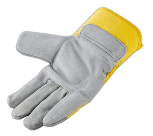 Premium Quality Leather Palm Safety <b>Rigger</b> Work <b>Gloves</b> Abrasion Resistant Anti Slip Straight Cuff Anti-Vibration Anti-Heat - Product Image 3