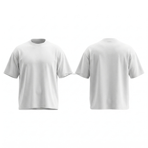 T-shirt de fitness unisexe 100 % coton à manches courtes, imprimé personnalisé, motif uni, col style streetwear, promotionnel, respirant - Product Image 6