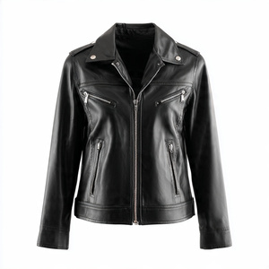 แจ็คเก็ตหนังคุณภาพพรีเมียม ดีไซน์หรูหราและเท่ห์สำหรับผู้หญิง - Product Image 3