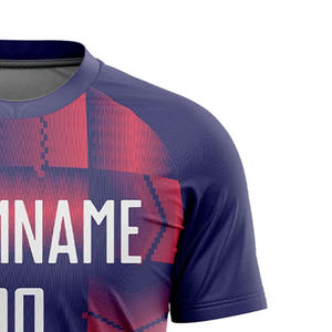 Camiseta de Fútbol Americano 2026, Proveedor Directo de Fábrica, Camiseta de Fútbol OEM con Logotipo Personalizado Impreso, 100% Poliéster, Elástica en Cuatro Direcciones - Product Image 6