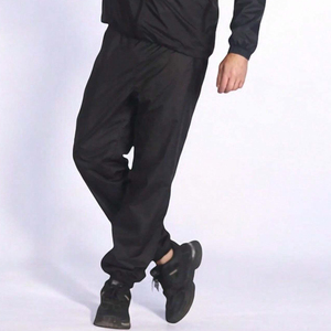 REBA SPORTS IMPEX Ensemble de survêtement léger pour homme en polyester/coton, coupe régulière, coupe-vent à capuche 2 pièces, élastique - Product Image 2