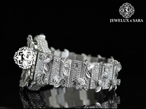 Reloj con Diamantes Blancos Iced Out Más Vendido con Piedras de Circonita Cúbica para Eventos Empresariales o Formales Disponible a Precio de Fábrica - Product Image 5