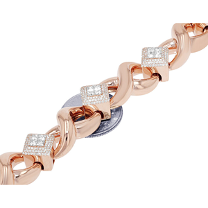 เครื่องประดับเย็น20มม. VVS Moissanite 925เงินคิวบาสร้อยกำไลข้อมือสไตล์ฮิปฮอปไมอามี่ - Product Image 4
