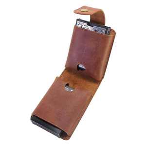 Porta Tarjetas Personalizado de Cuero Genuino, Porta Cartas de Póker, Estuche para Cartas de Juego, ANAAB LEATHER INDUSTRY - Product Image 4