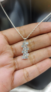Collar Clásico con Colgante de Perla de Agua Dulce Chapado en Oro de 18K para Mujer, Estilo Cadena con Corte Brillante, Joyería para Uso Diario - Product Image 4